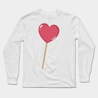 Heart shaped lollipop Long Sleeve T-Shirt